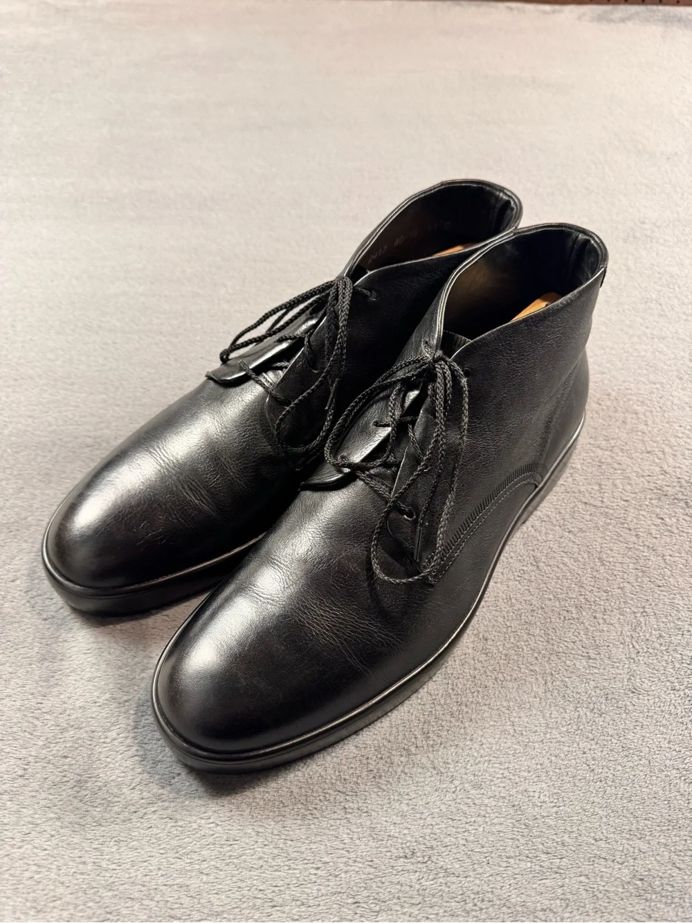 Allen Edmonds Driggs Black Leather Chukka Boots